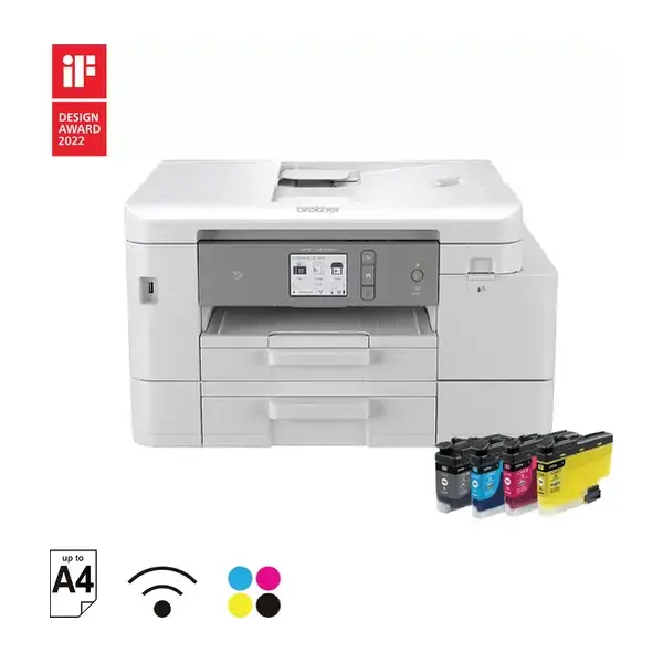 Brother兄弟牌 MFC-J4540DW 威力印輕連供 商用雙面網路雙紙匣傳真事務機