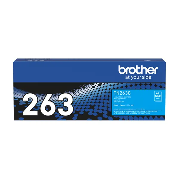 Brother兄弟牌 TN263 C 藍色碳粉匣