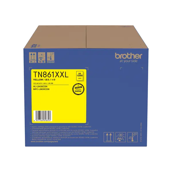 Brother兄弟牌 TN861 XXLY 超高容量黃色碳粉匣